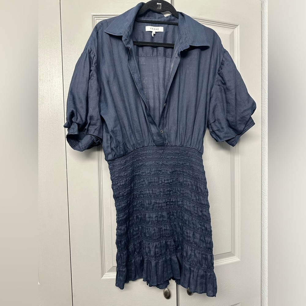 Frame Navy Summer Dress